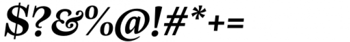 Frigga Extra Bold Italic Font OTHER CHARS