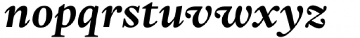 Frigga Extra Bold Italic Font LOWERCASE