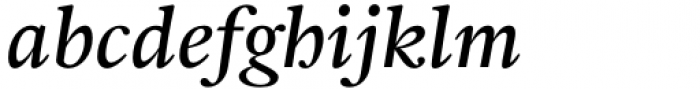 Frigga Medium Italic Font LOWERCASE