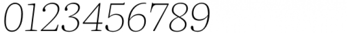 Frigga Thin Italic Font OTHER CHARS