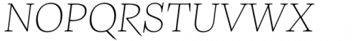 Frigga Thin Italic Font UPPERCASE