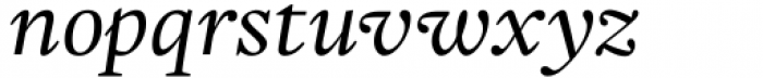 Frigga Variable Italic Font LOWERCASE