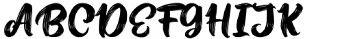 Frigtona Handwritten Font UPPERCASE