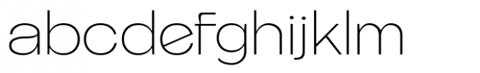 Frink Rio Extra Light Font LOWERCASE