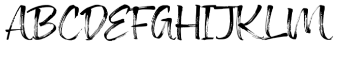 Frinkle Brush Font UPPERCASE