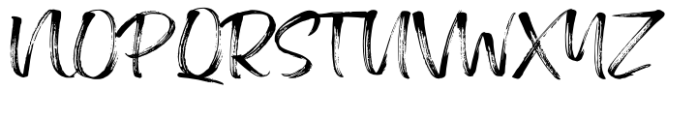 Frinkle Brush Font UPPERCASE