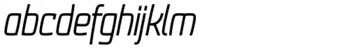 Frio Condensed Light Italic Font LOWERCASE