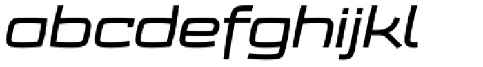 Frio Extended Medium Italic Font LOWERCASE
