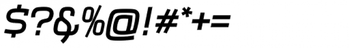 Frio Medium Italic Font OTHER CHARS