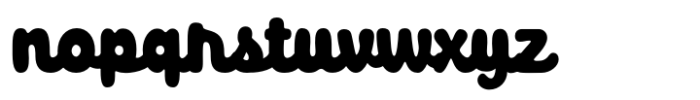 Friskily Font LOWERCASE
