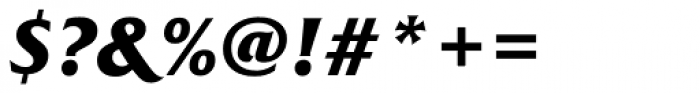 Friz Quadrata OS Bold Italic Font OTHER CHARS