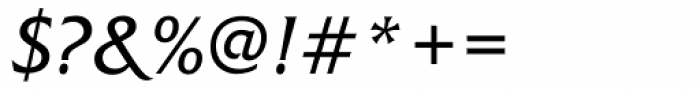 Friz Quadrata OS Italic Font OTHER CHARS