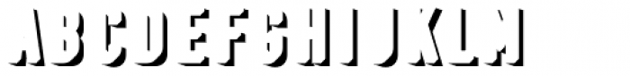 Frontage Condensed Shadow Font LOWERCASE