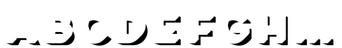 Frontage Pro Shadow Font UPPERCASE