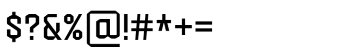 Frontcourt Regular Font OTHER CHARS