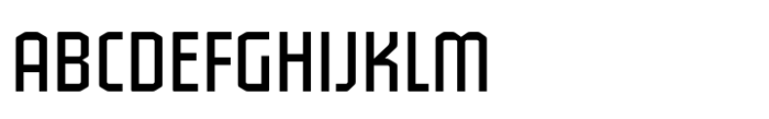 Frontcourt Regular Font UPPERCASE