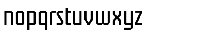 Frontcourt Regular Font LOWERCASE