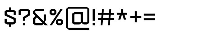 Frontcourt Wide Font OTHER CHARS