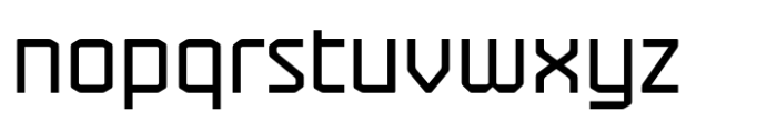 Frontcourt Wide Font LOWERCASE