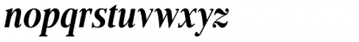 Frontis Condensed Demi Bold Italic Font LOWERCASE
