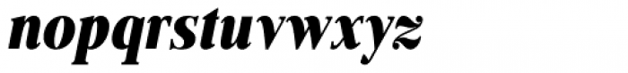 Frontis Condensed Heavy Italic Font LOWERCASE