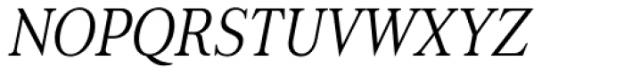 Frontis Condensed Light Italic Font UPPERCASE
