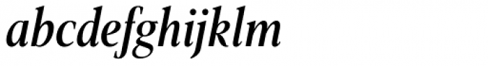 Frontis Condensed Medium Italic Font LOWERCASE