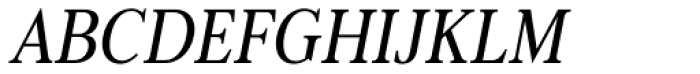 Frontis Condensed Regular Italic Font UPPERCASE