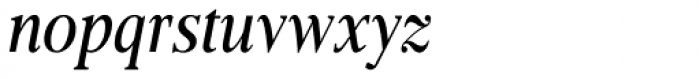 Frontis Condensed Regular Italic Font LOWERCASE