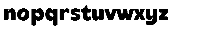 Froople Font LOWERCASE
