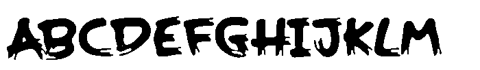 Froozen Font UPPERCASE