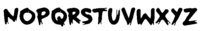 Froozen Font UPPERCASE