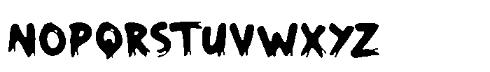 Froozen Font LOWERCASE