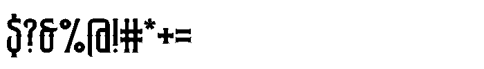 Frost Giant Texture Font OTHER CHARS