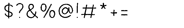 Frost Line Light Rough Font OTHER CHARS