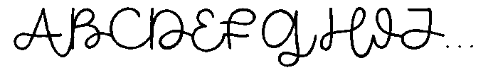 Frost Line Light Rough Font UPPERCASE