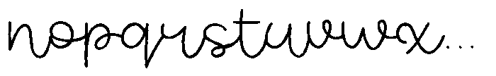Frost Line Light Rough Font LOWERCASE