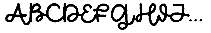 Frost Line Regular Rough Font UPPERCASE