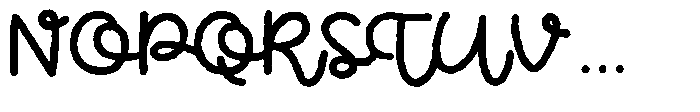 Frost Line Regular Rough Font UPPERCASE