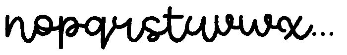 Frost Line Regular Rough Font LOWERCASE