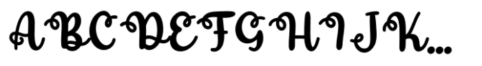 Frost and Holly Christmas Reg Font
