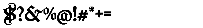 Frostbane Font OTHER CHARS