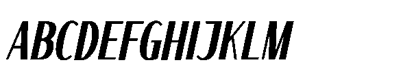 Frosteca Italic Font UPPERCASE