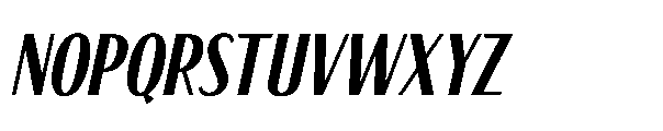 Frosteca Italic Font UPPERCASE