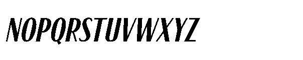 Frosteca Italic Font LOWERCASE