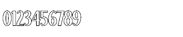 Frosteca Outline Regular Font OTHER CHARS