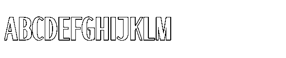 Frosteca Outline Regular FONT