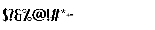 Frosteca Regular Font OTHER CHARS