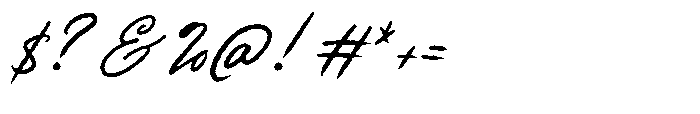 Frosted Lines Font OTHER CHARS