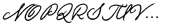 Frosted Lines Font UPPERCASE